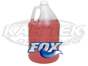 Fox 7W Red Extreme Shock Absorber Oil For Factory Series Or Performance Series Shock 1 Gallon Bottle