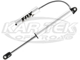 Fox Racing Shocks Chrome Body 2" Body 6.5" Stroke 5/8" Shaft Hose Remote Reservoir