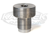 Fox Shocks Adapter Plug Fits In 1-5/8 Hollow Shaft And Threads In Bottom Shock Eyelet 7/8-14 Thread