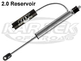 Fox Racing Shocks Class 9 Or 11 Front 2" Body 6.5" Stroke 5/8" Shaft Hose Remote 2" x 8" Reservoir