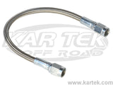 Fragola 78" Long AN -3 Female Straight To AN -3 Female Straight Stainless Steel Brake Lines / Hoses