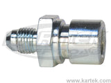 Fragola AN -3 Male To 7/16"-24 Thread Inverted Flare Female Steel Straight Brake Adapter Fittings