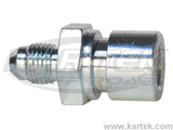 Fragola AN -3 Male To 10mm 1.0 Thread Inverted Flare Female Steel Straight Brake Adapter Fittings