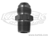 Fragola 10mm-1.25 Thread To AN -4 Black Anodized Aluminum AN Metric Adapter Fittings