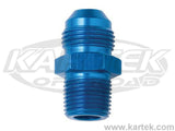 Fragola 22mm-1.5 Thread To AN -10 Blue Anodized Aluminum AN Metric Adapter Fittings