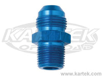 Fragola 18mm-1.5 Thread To AN -12 Blue Anodized Aluminum AN Metric Adapter Fittings