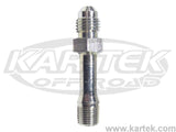 Fragola Long AN -4 Male To 1/8" NPT National Pipe Taper Thread Steel Straight Oil Pressure Adapters