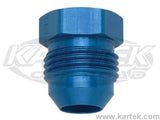 Fragola AN -10 Fitting 7/8"-14 Thread Blue Anodized Aluminum Male Pressure Plugs