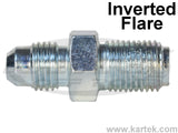 Fragola AN -4 Male To 7/16"-20 Thread Inverted Flare Male Steel Straight Brake Adapter Fittings