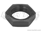 Fragola AN -20 Black Anodized Aluminum 1-5/8-12 Thread Bulkhead Nut For Tee Fittings Or Unions