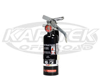 H3R Performance 1 Lbs Black Fire Extinguisher Regular Dry Chemical Extinguisher Class B:C