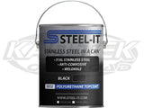 Steel-It Black 1012 Polyurethane Anti-Rust Coating Weather, Abrasion And Corrosion Resistant Gallon