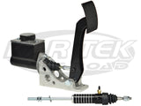Jamar Performance Floor Mount Clutch Pedal Assembly With Short Master Cylinder And Slave Cylinder