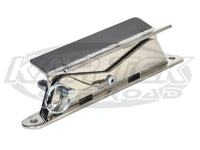 Kartek Off-Road Polished Stainless Fire Extinguisher Quick Release Mounting Bracket For Flat Surface