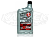 Kendall GT-1 High Performance 10w-40 Motor Oil 10W-40 1 Quart Bottle