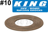 King Shocks Rebound Or Compression Valving Shims 0.010" Thick 2.150" Outside Diameter 0.625" ID