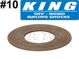 King Shocks Rebound Or Compression Valving Shims 0.010" Thick 2.600" Outside Diameter 0.625" ID