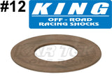 King Shocks Rebound Or Compression Valving Shims 0.012" Thick 2.450" Outside Diameter 0.625" ID