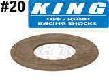 King Shocks Rebound Or Compression Valving Shims 0.020" Thick 2.450" Outside Diameter 0.625" ID