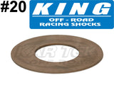 King Shocks Rebound Or Compression Valving Shims 0.020" Thick 2.750" Outside Diameter 0.625" ID