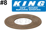 King Shocks Rebound Or Compression Valving Shims 0.008" Thick 2.050" Outside Diameter 0.625" ID