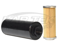 Kartek Off-Road Black Anodized Power Steering Filter With 10 Micron Filter -10 ORB Inlet And Outlet