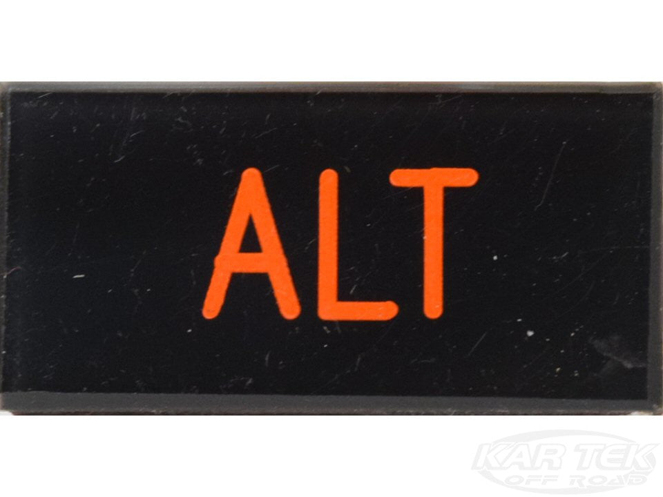 ALT Dash Badge Self Adhesive ID Label For Your Indicator Lights Or Swi ...