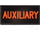 AUXILIARY Dash Badge Self Adhesive ID Label For Your Indicator Lights Or Switches