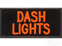 DASH LIGHTS Dash Badge Self Adhesive ID Label For Your Indicator Lights Or Switches