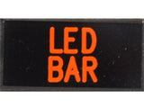 LED BAR Light Bar Dash Badge Self Adhesive ID Label For Your Indicator Lights Or Switches