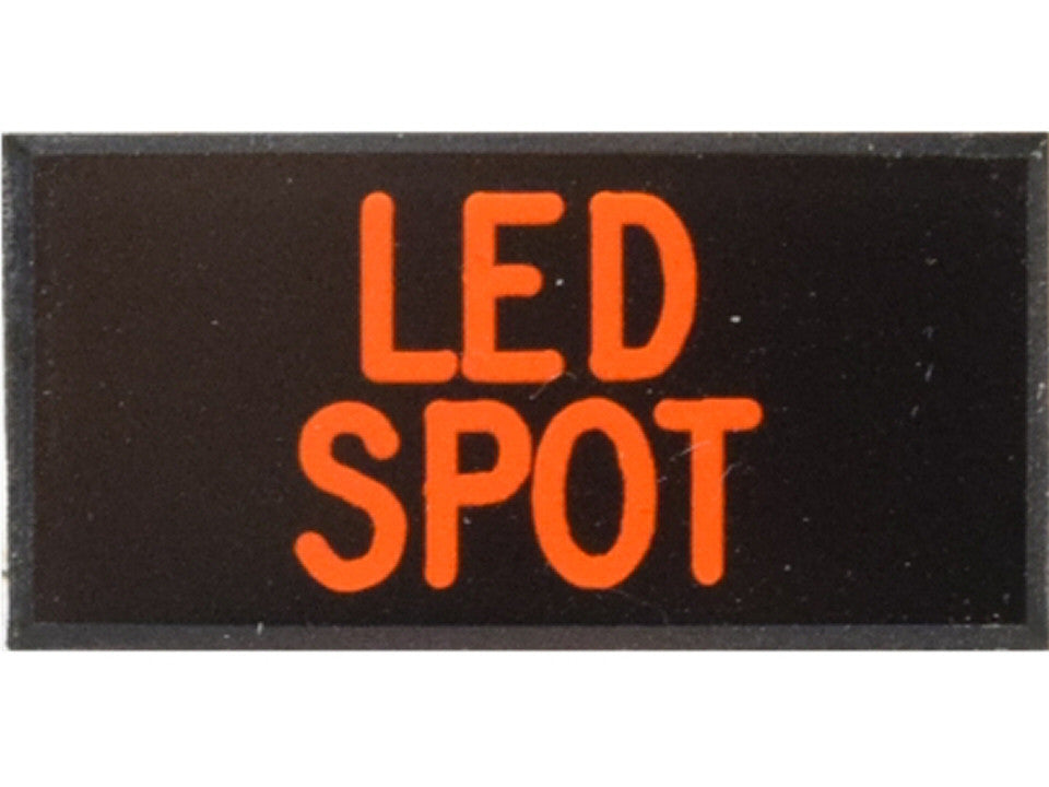 LED SPOT Lights Dash Badge Self Adhesive ID Label For Your Indicator L ...