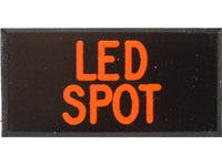 LED SPOT Lights Dash Badge Self Adhesive ID Label For Your Indicator Lights Or Switches