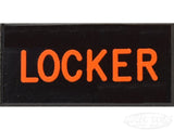 LOCKER Dash Badge Self Adhesive ID Label For Your Indicator Lights Or Switches