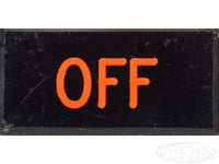 OFF Dash Badge Self Adhesive ID Label For Your Indicator Lights Or Switches