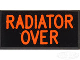 RADIATOR OVER Dash Badge Self Adhesive ID Label For Your Indicator Lights Or Switches