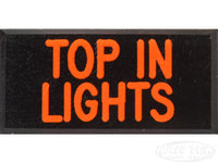 TOP IN LIGHTS Dash Badge Self Adhesive ID Label For Your Indicator Lights Or Switches