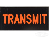 TRANSMIT Dash Badge Self Adhesive ID Label For Your Indicator Lights Or Switches