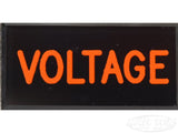 VOLTAGE Dash Badge Self Adhesive ID Label For Your Indicator Lights Or Switches