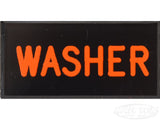 WASHER Dash Badge Self Adhesive ID Label For Your Indicator Lights Or Switches
