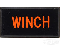 WINCH Dash Badge Self Adhesive ID Label For Your Indicator Lights Or Switches