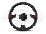 MOMO Millenium Sport Steering Wheel Red - 350mm No Dish
