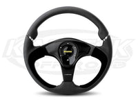 MOMO Nero Steering Wheel 350mm Dia. Flat Dish Black