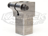 One Bolt Stepped Square Pinch Bungs Right Hand Thread For 3/4" Heim Joint 1-1/4" x 1-1/4" Square