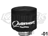 Outerwears Round Cylindrical Pre-Filter Cover 5-1/2" Diameter 5" Tall With The Top