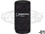 Outerwears Round Cylindrical Pre-Filter Cover 7" Diameter 18" Tall With The Top