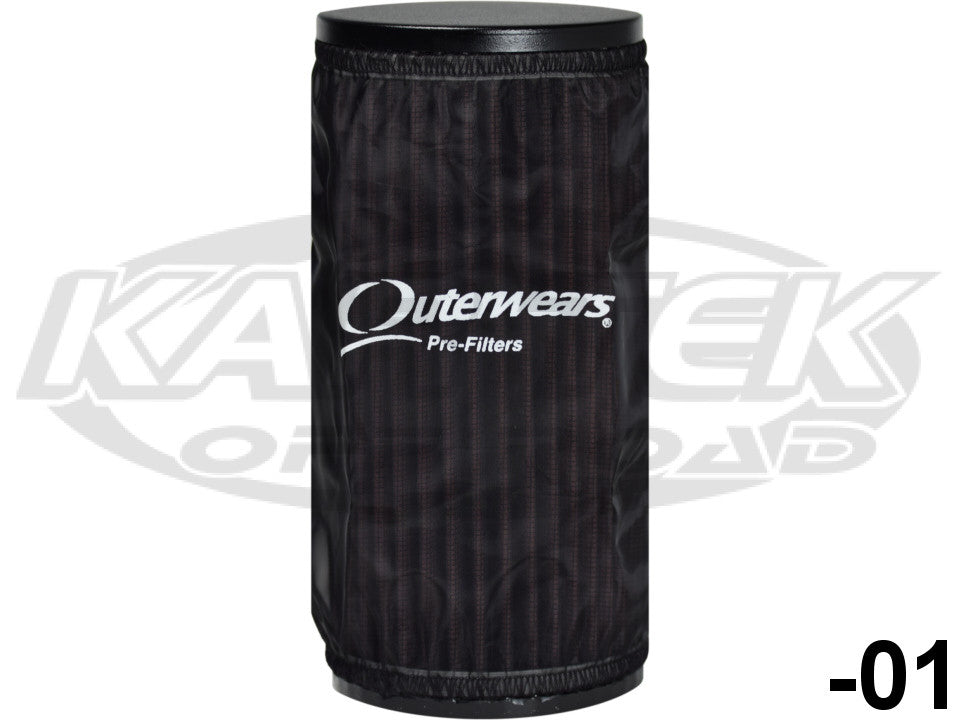 Outerwears Polaris RZR XP 1000 Round Cylindrical Pre-Filter Cover 5-1/2" Diameter 11-1/4" Long