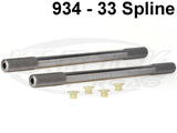 Kartek Off-Road 32-1/4" Total Length 300M 33 Spline Porsche 934 Racing Gun Drilled Hollow Axles