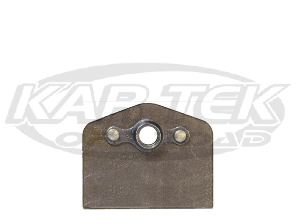 Flat Steel Body Panel Mounting Tab 1-1/2" Bottom To Center Of Hole 5/16-24 Thread Sold Individually