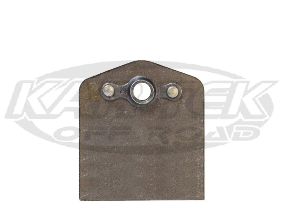 Flat Steel Body Panel Mounting Tab 2-1/2" Bottom To Center Of Hole 5/16-24 Thread Sold Individually