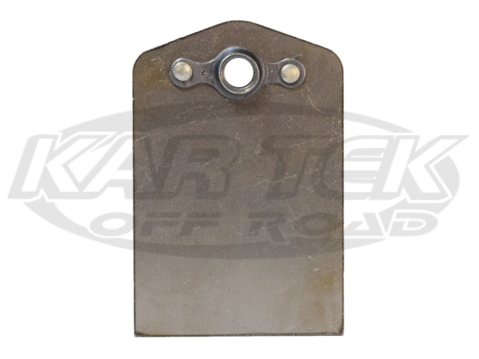 Flat Steel Body Panel Mounting Tab 3-1/2" Bottom To Center Of Hole 5/16-24 Thread Sold Individually